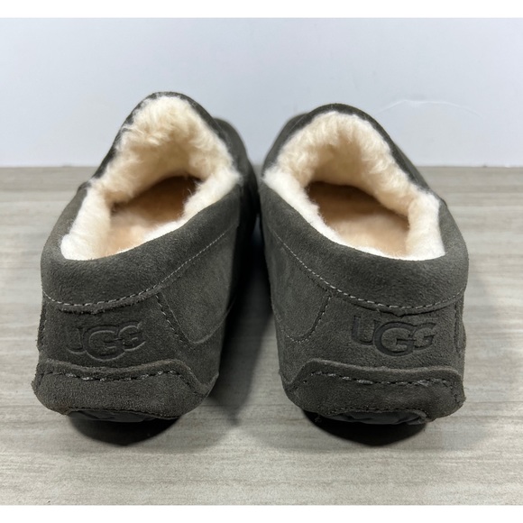 UGG Men’s Ascot Suede Slippers Size 8 Gray - Picture 7 of 9